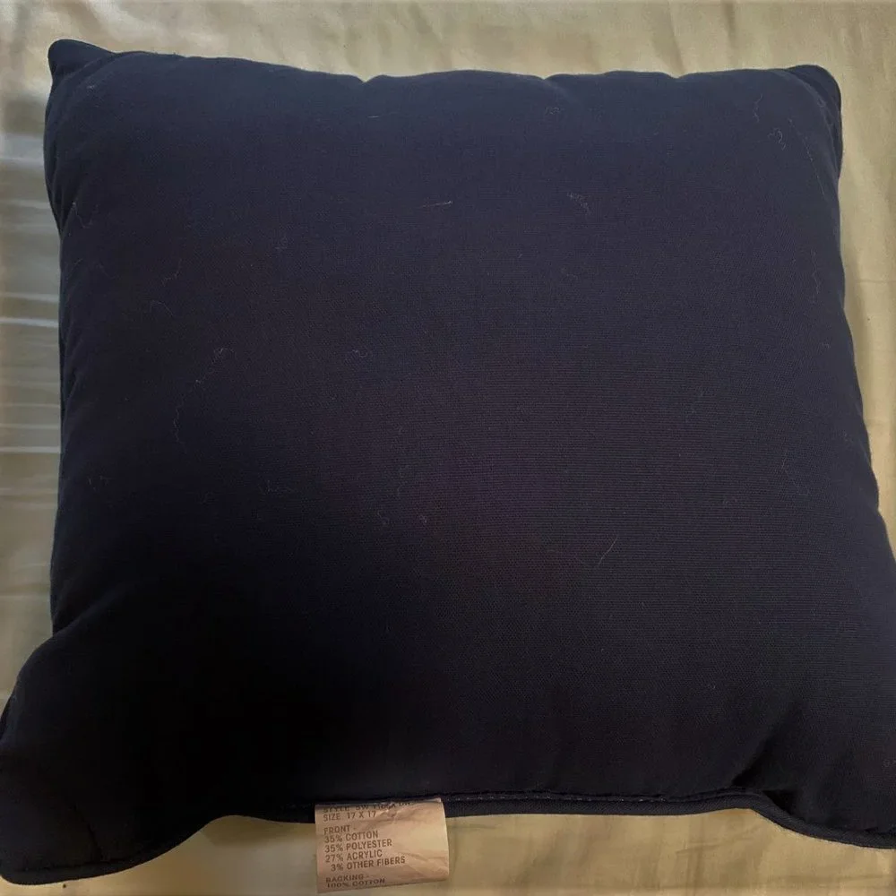 Snowman-Themed Throw Pillow (14 by 14) Made in SC, USA, Holiday Decor!
